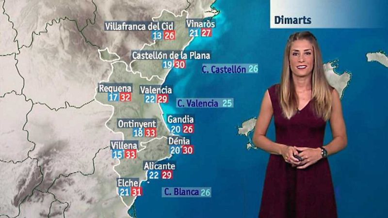 El tiempo en la Comunidad Valenciana - 10/07/17 - ver ahora
