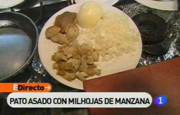 RTVE Cocina - Pato asado con milhojas de manzana