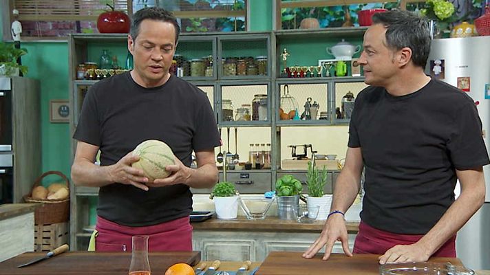 Torres en la cocina - Melón con jamón y Raya con alubias