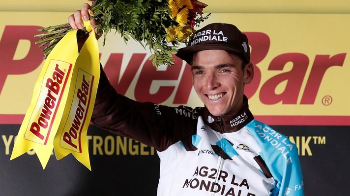 Telediario 1 - Bardet gana la etapa y Aru se viste de amarillo en la primera crisis que sufre Chris Froome
