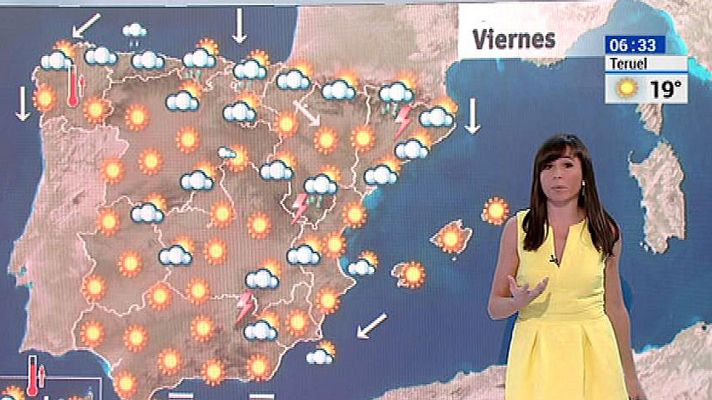 El tiempo - La ola de calor sigue pero comienza a atenuarse