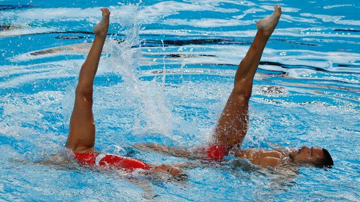 - Berta Ferreras y Pau Ribes interpretan 'Bang, bang' en las preliminares del dúo técnico mixto