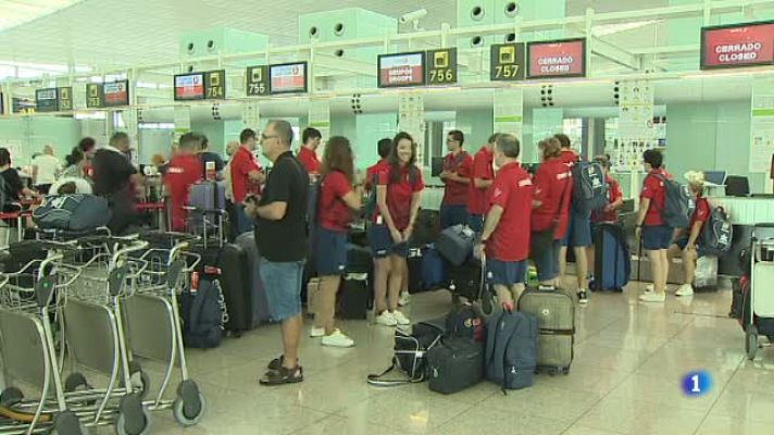 L'Informatiu - Acomiadem a l'equip espanyol d'esportistes sords que marxa a les "sordolimpíades"