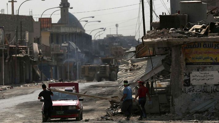 Telediario 1 - Los refugiados de Mosul empiezan a regresar a la ciudad
