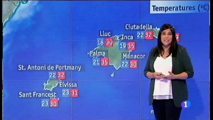 Informatiu Balear - El temps a les Illes Balears - 18/07/17