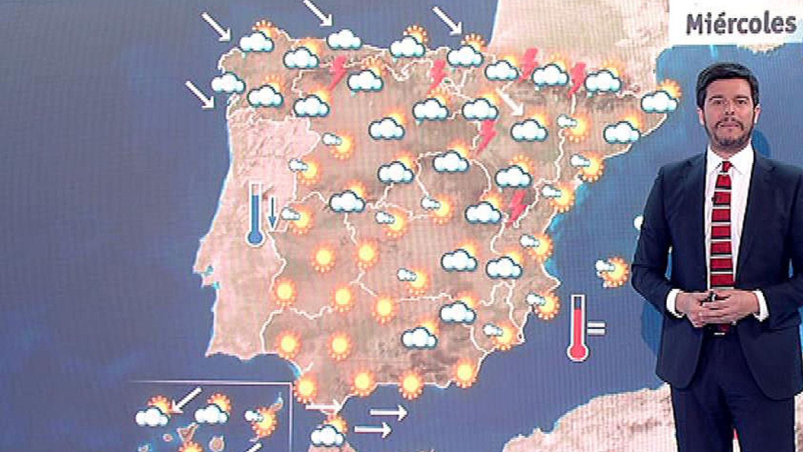 El Tiempo - Bajan las temperaturas y aumentan las tormentas en el este y norte