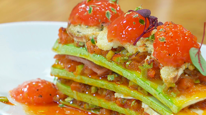  - Milhojas de calabacín