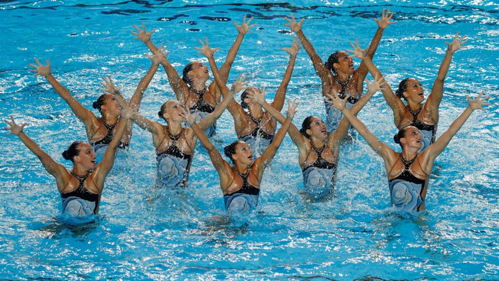 Ejercicio combo libre preliminar de la sincro española | Ver