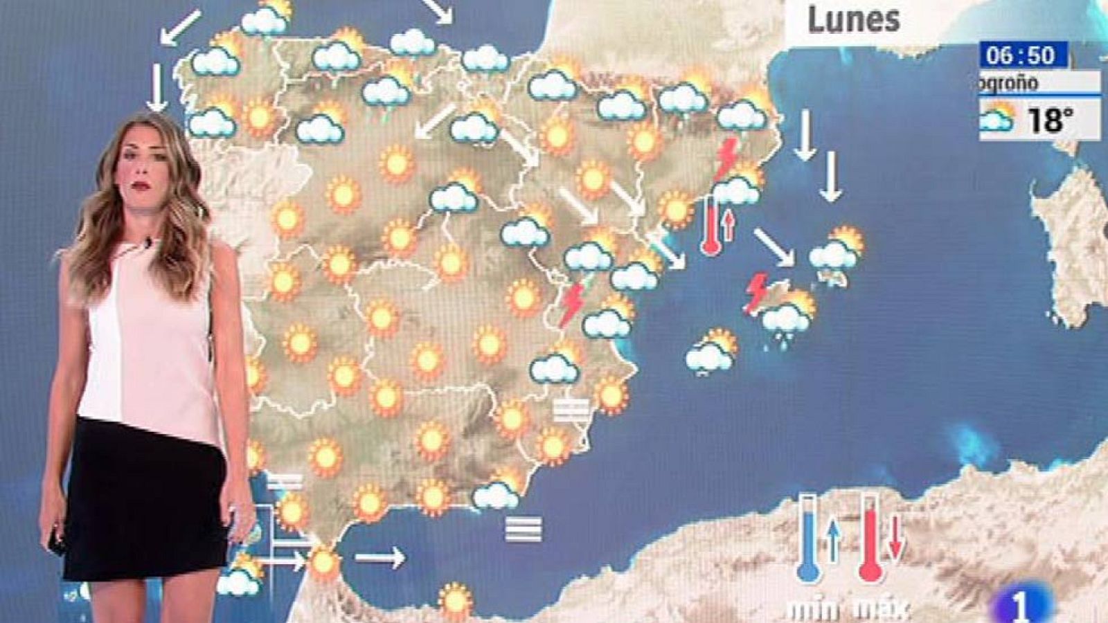 Luvias en el noreste del país y aumento de temperaturas en Andalucía - El tiempo | Ver