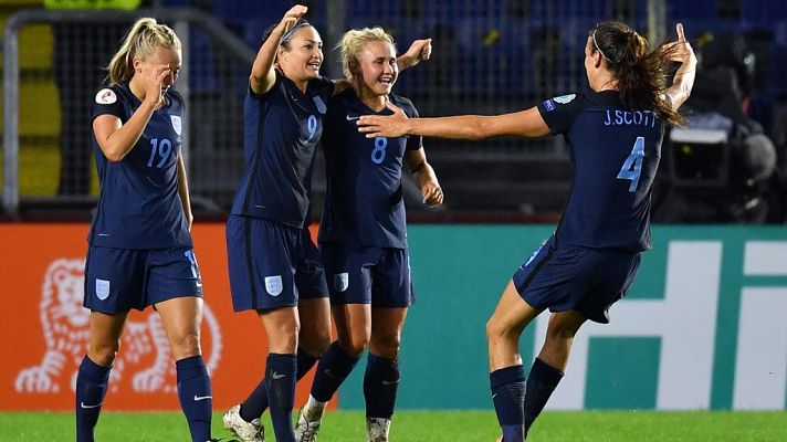 Telediario 1 - España cae ante Inglaterra