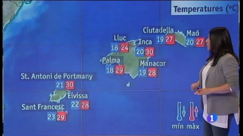 El temps a les Illes Balears - 25/07/17