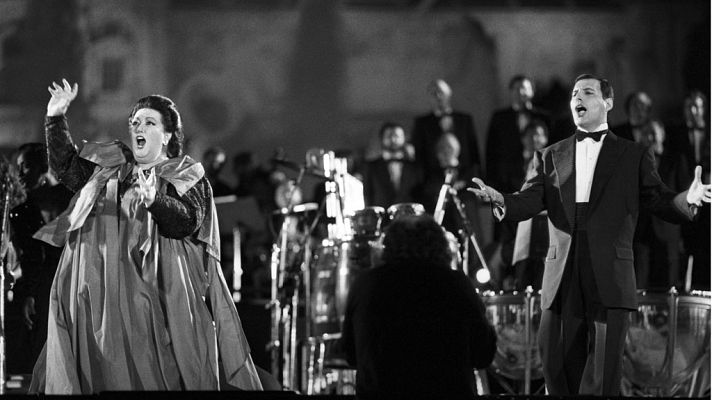 Telediario 1 - Freddie Mercury y Montserrat Caballé, el símbolo musical de Barcelona'92