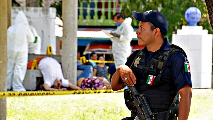 Telediario 1 - México acumula 12.155 homicidios en los seis primeros meses del año