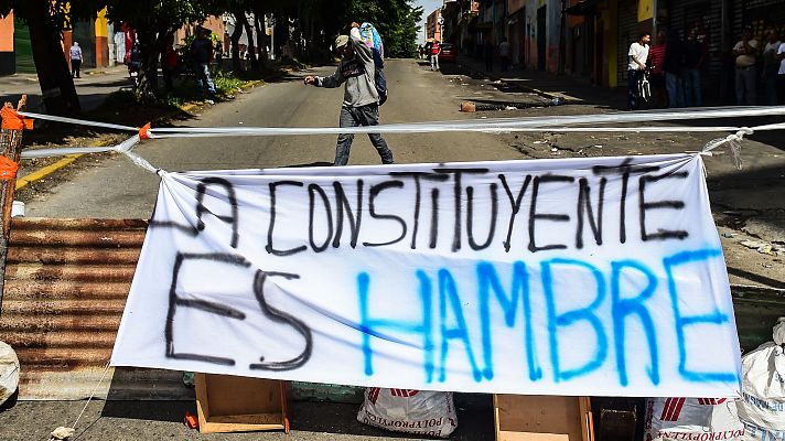  - Primera jornada de huelga general en Venezuela contra la Con