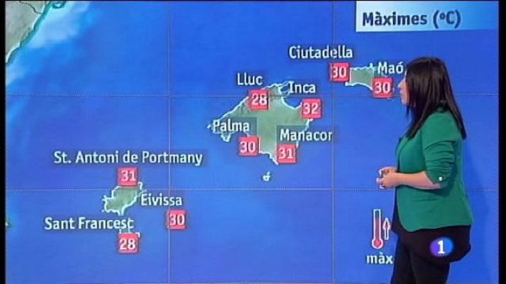 Informatiu Balear - El temps a les Illes Balears - 27/07/17