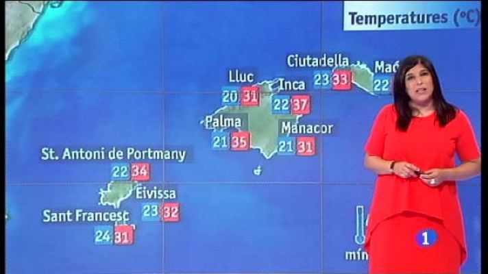 Informatiu Balear - El temps a les Illes Balears - 28/07/17