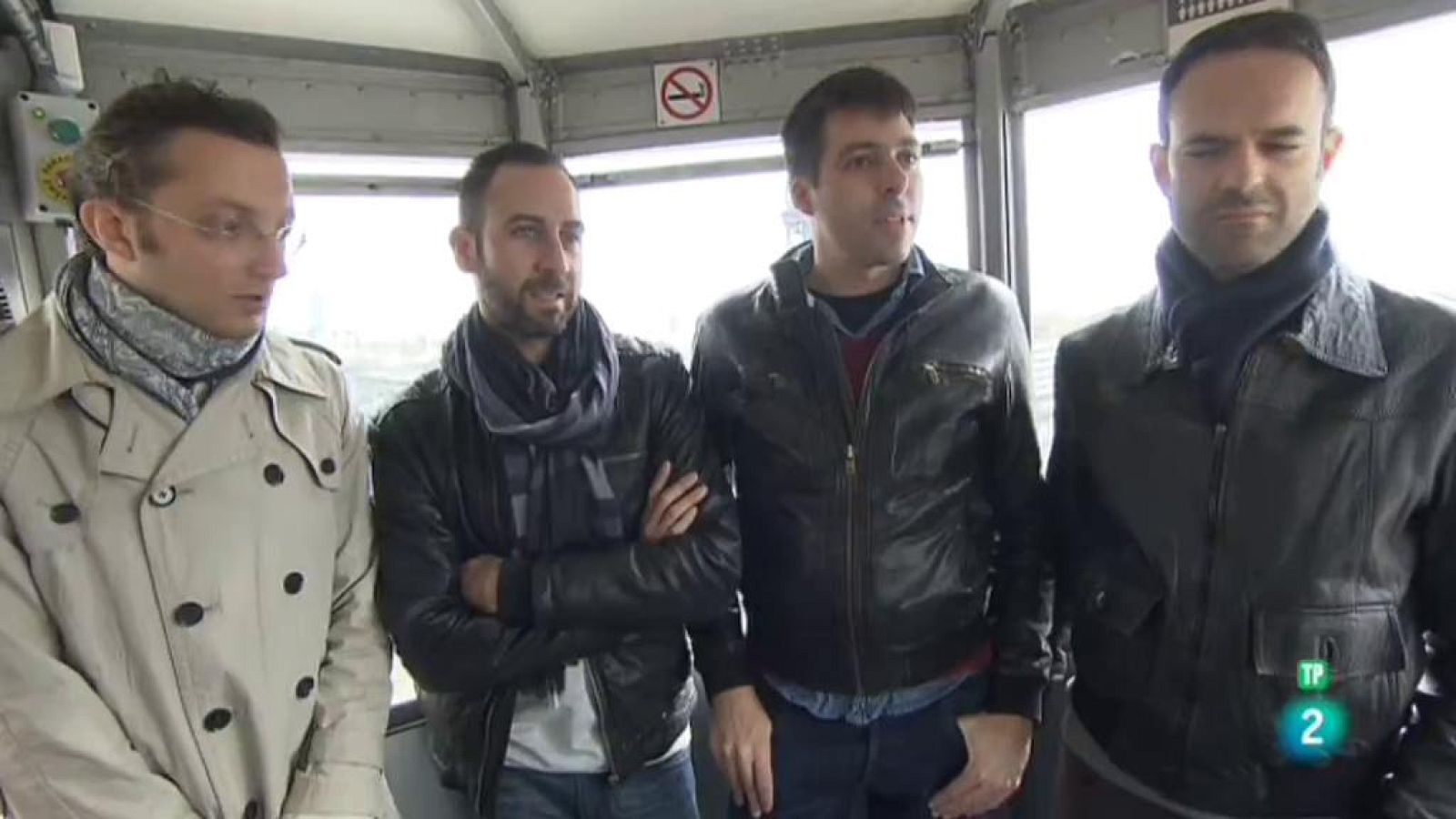 Blaumut, al telefèric de Montjuïc