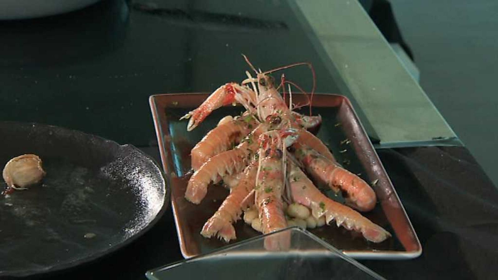 Somos #DietaMediterránea - Cigalas con alubias - ver ahora