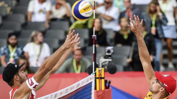 Voley Playa - Cto.Mundo Masc: Herrera/Gavira (ESP)-Ermacora/Pristauz (AUT)