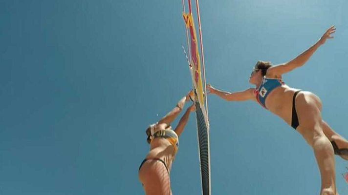 Voley Playa - Cto.Mundo Fem: Bieneck/Schneider(GER)-Day/Branagh(USA)