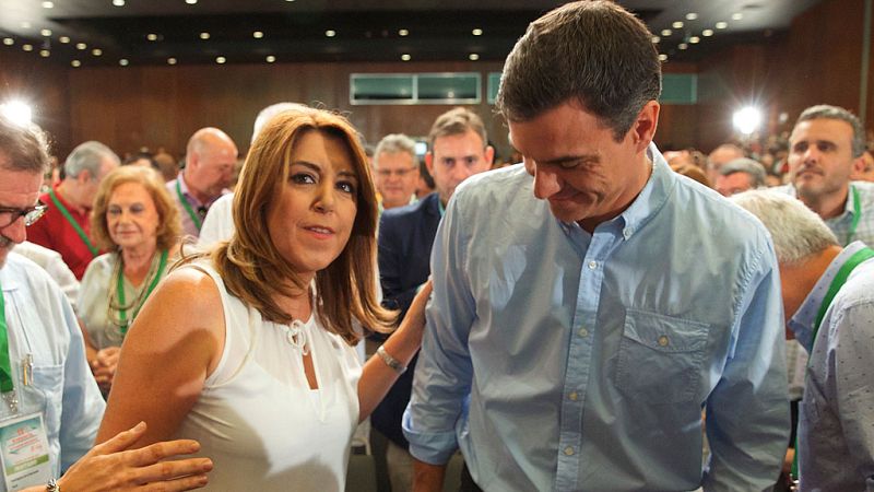 Díaz pide a Sánchez que no le haga elegir "entre dos lealtades" y él le responde que hablan "el mismo idioma"