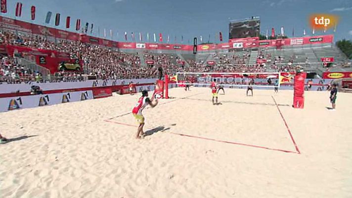 Voley Playa - Cto.Mundo Masc: Pedlow/Schachter(CAN)-Ermacora/Pristauz(AUT)