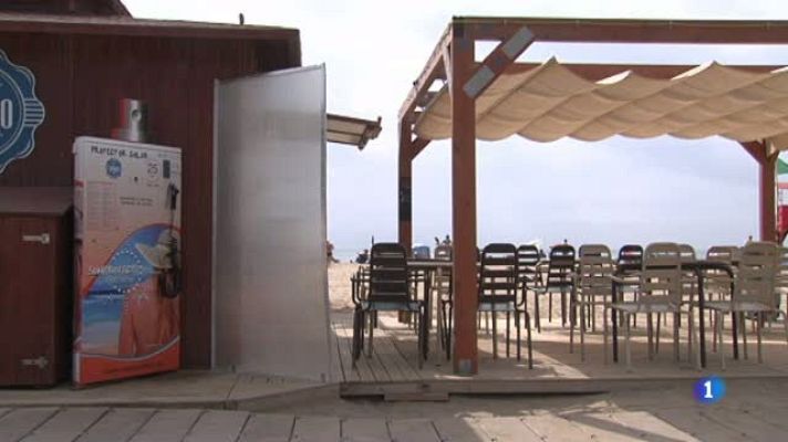 L'Informatiu - El dispensador automàtic de crema solar inventat a Girona