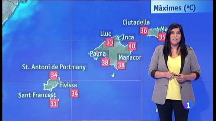 Informatiu Balear - El temps a les Illes Balears - 01/08/17