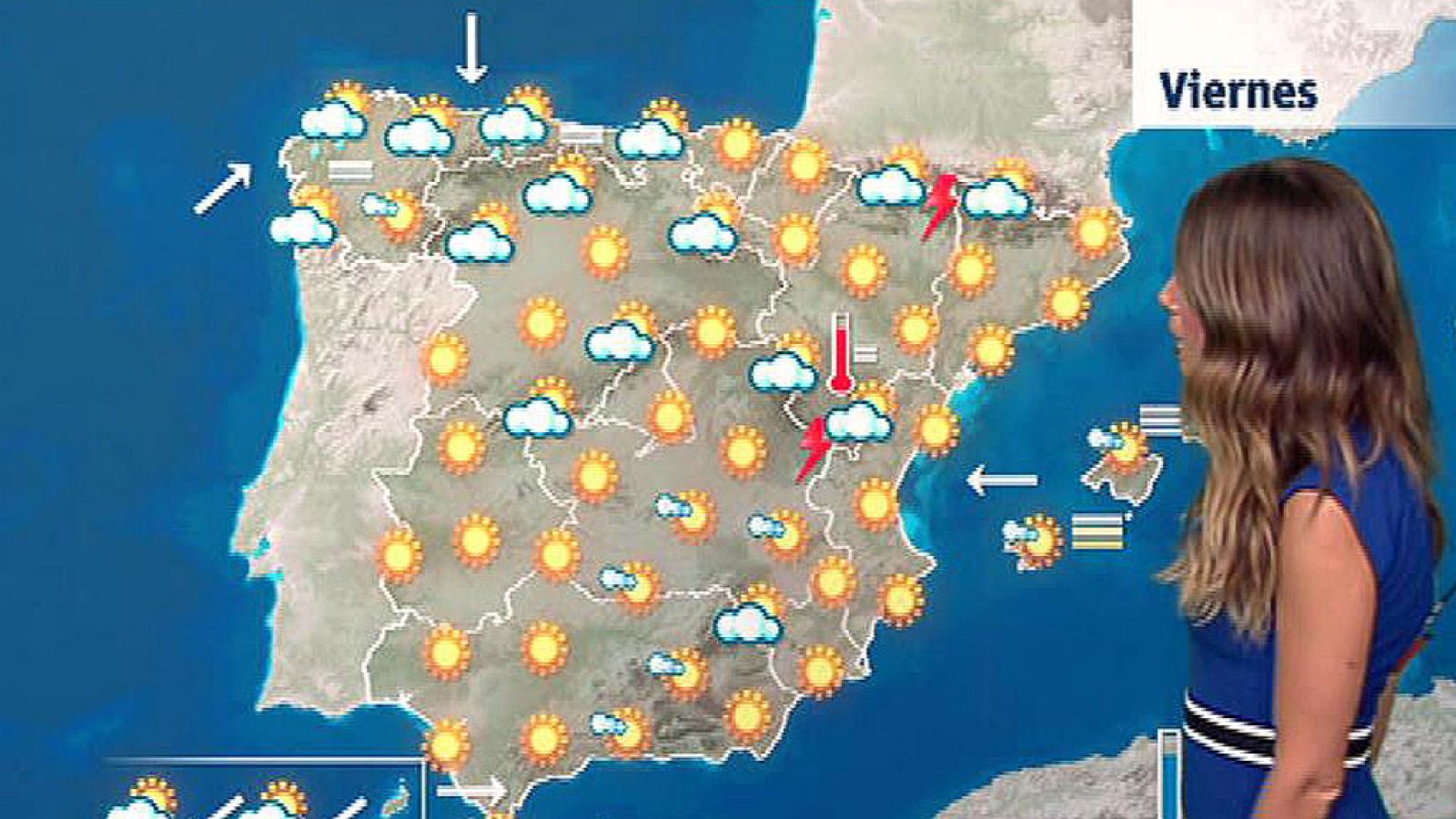 Las temperaturas suben en casi toda la península y superarán los 40 grados en el interior