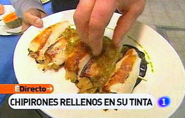 RTVE Cocina - Chipirones rellenos en su tinta