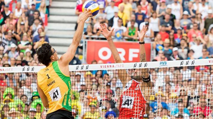 Voley Playa - Camp. del Mundo Masculino: Final: Brasil-Austria