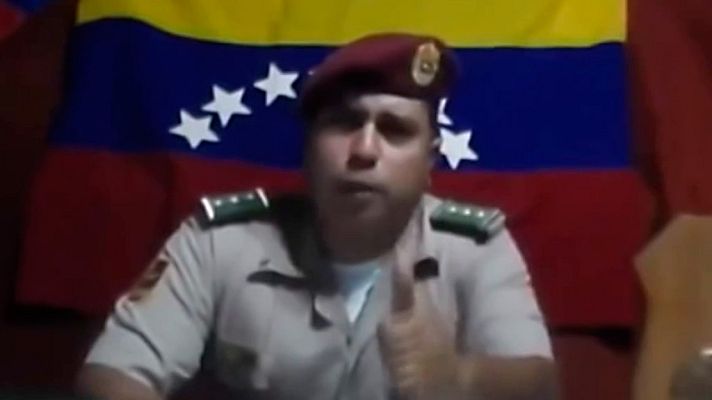 Telediario 1 - El capitán Juan Caguaripano se ha convertido en el hombre más buscado por el Gobierno de Venezuela