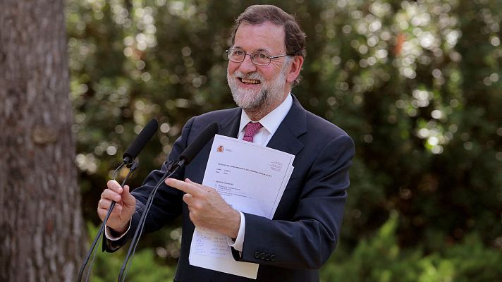 Telediario 1 - El presidente del gobierno pide a los españoles sumar y no dividir para conseguir un país mejor