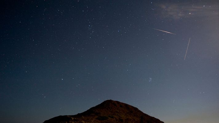 Telediario 1 - Una noche mágica en la que se vieron estrellas fugaces