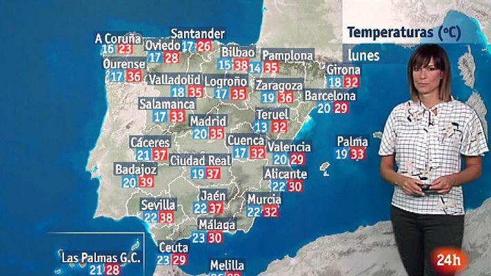 El tiempo - Temperaturas en ascenso en general, más acusado en el Cantábrico