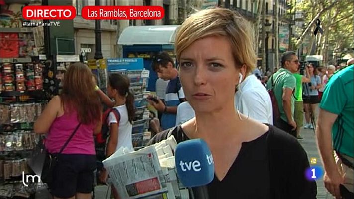 La mañana - María Casado recorre el trágico paseo de las Ramblas