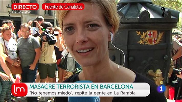 La mañana - Los barceloneses salen a la calle emocionados