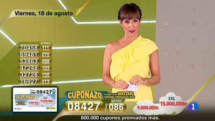 Sorteos ONCE - Sorteo ONCE - 18/08/17