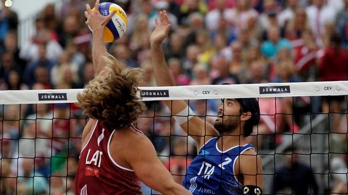 Voley Playa - Campeonato de Europa. Final Masculina:Letonia - Italia