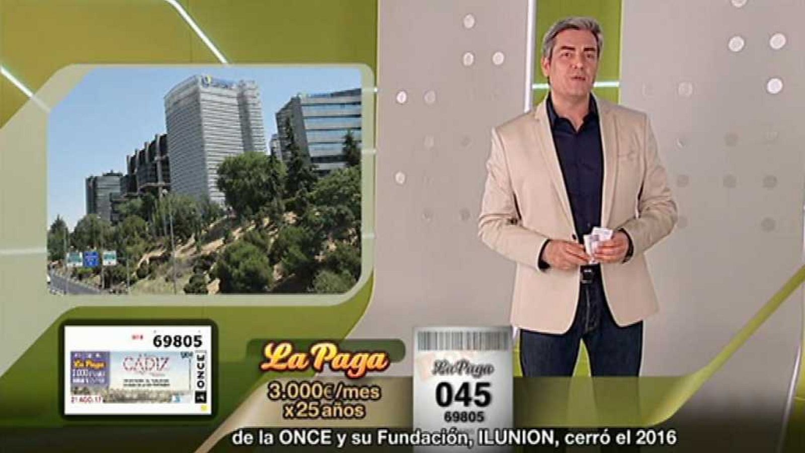 Sorteo ONCE - 21/08/17 - ver ahora