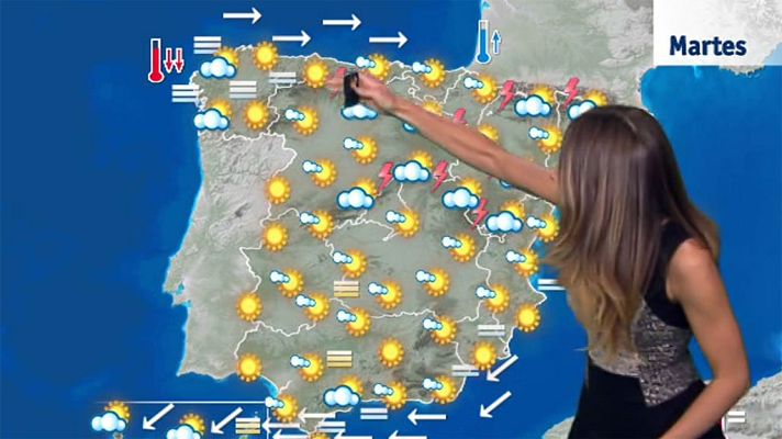 El tiempo - Temperaturas más altas en el interior de la península y Canarias