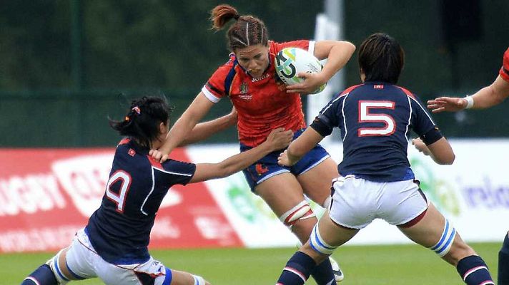 Rugby - Cto. del Mundo Femenino: España - Hong Kong