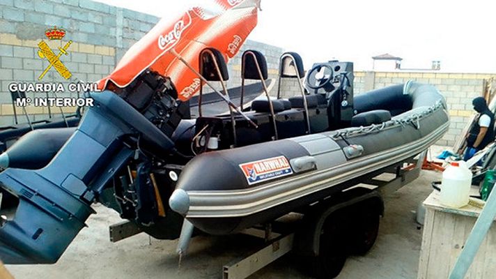 Telediario 1 - Incautada en Pontevedra la mayor cantidad de heroína de los últimos años