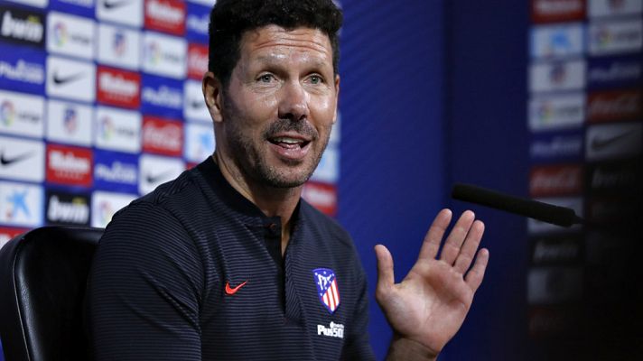 Telediario 1 - Simeone recupera a Filipe y Gameiro para el partido de Las Palmas