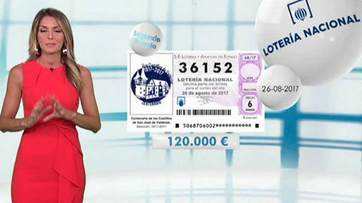 Loterías - Lotería Nacional - 26/08/17