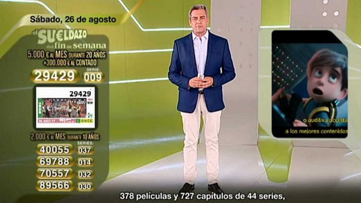 Sorteos ONCE - Sorteo ONCE - 26/08/17