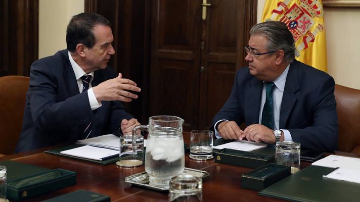 Telediario 1 - Interior propone a los municipios revisar los planes generales de seguridad de las ciudades