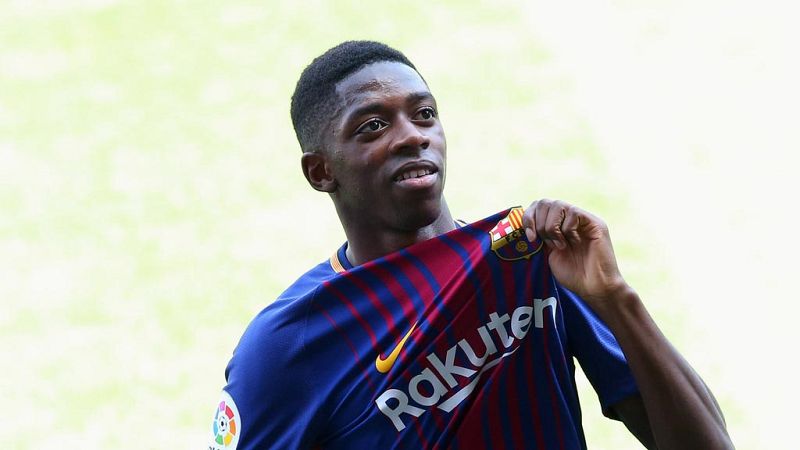 La presentación de Dembélé agita al Camp Nou | Ver