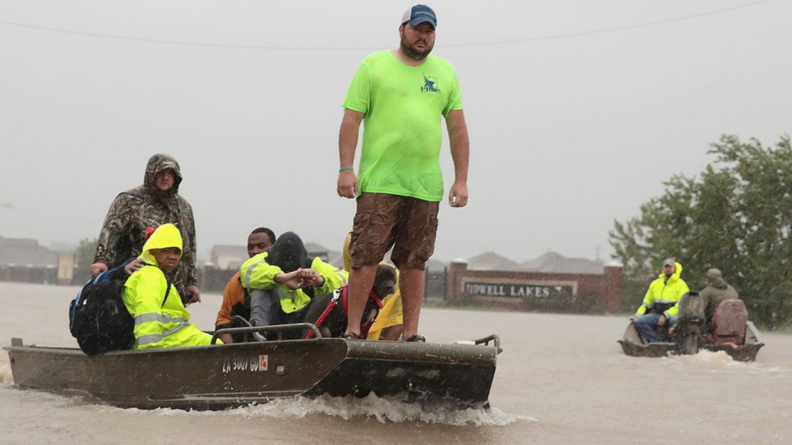 Trump visita Texas para comprobar los daños de la tormenta tropical Harvey