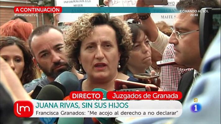 La mañana - Francisca Granados declara en el juzgado por el caso Juana R